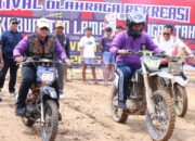 Bupati dan Wakil Bupati Lamteng Hadiri Pembukaan Festival Olahraga Rekreasi Adventure Trail
