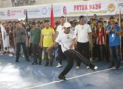 Bupati Ardito Wijaya Resmi Buka Event Putra Baru Liga Futsal Pelajar Lamteng 2025  di GOR Kampung Transad Poncowati