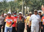 Bupati dan Wabup Lamteng Hadiri Grand Final Turnamen Grasstrack dan Motorcross Motorance di Sirkuit HKMX