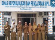 Bupati Ayu Tinjau Disdukcapil Way Kanan, Pastikan Layanan Adminduk Gratis dan Optimal