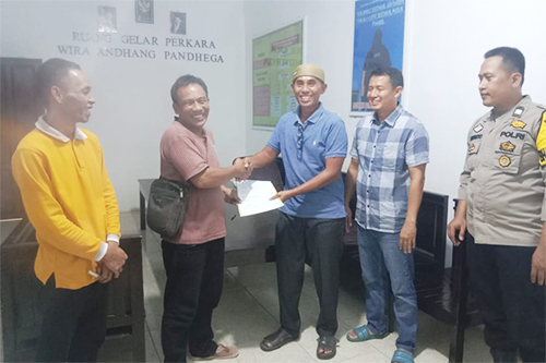 Polsek Sungkai Utara Berhasil Redam Perselisihan Jual Beli Telur, Mediasi Berakhir Damai