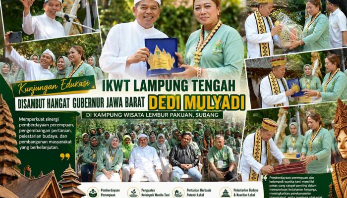 IKWT Lampung Tengah Perkuat Pemberdayaan Lewat Kunjungan Edukasi ke Lembur Pakuan
