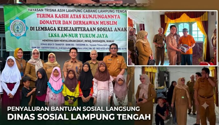 Pemkab Lampung Tengah Perkuat Perlindungan Anak Yatim dan Dhuafa Melalui Bantuan Sosial di LKSA An-Nur