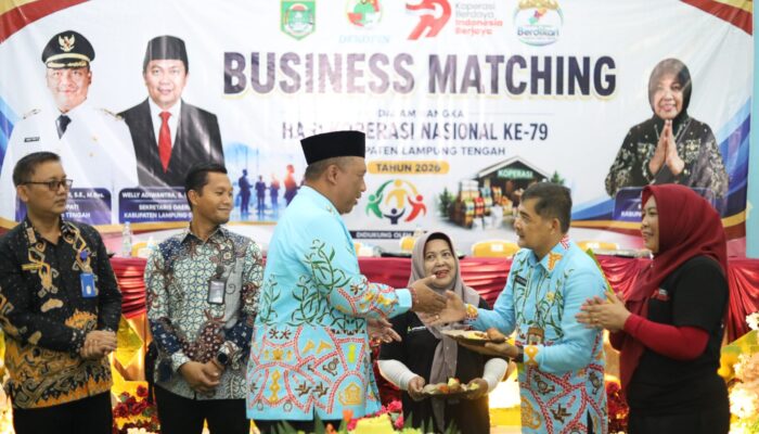 Plt Bupati Lampung Tengah Hadiri Business Matching Harkopnas ke-79, Dorong Koperasi dan UMKM Naik Kelas