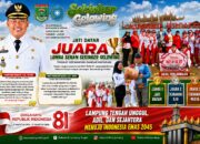 Lomba Senam SEKINKER GELOWING Bandar Mataram Meriah, Jati Datar Raih Juara Pertama