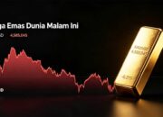 TELISIK HARGA EMAS MALAM INI: Bergerak Sedikit Menurun, Tetap di Level Tinggi