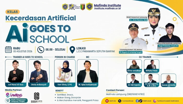Menuju Indonesia Emas 2045, Ini Langkah Tak Biasa Pemkab Lamteng Siapkan Pelajar “Melek” AI