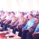 Kapolda Lampung Irjen Pol Helfi Assegaf bersama jajaran Forkopimda Lampung Barat saat penanaman bibit bawang putih serentak dan penyerahan bantuan Alsintan di Pekon Sebarus, Kecamatan Balik Bukit, Lampung Barat.
