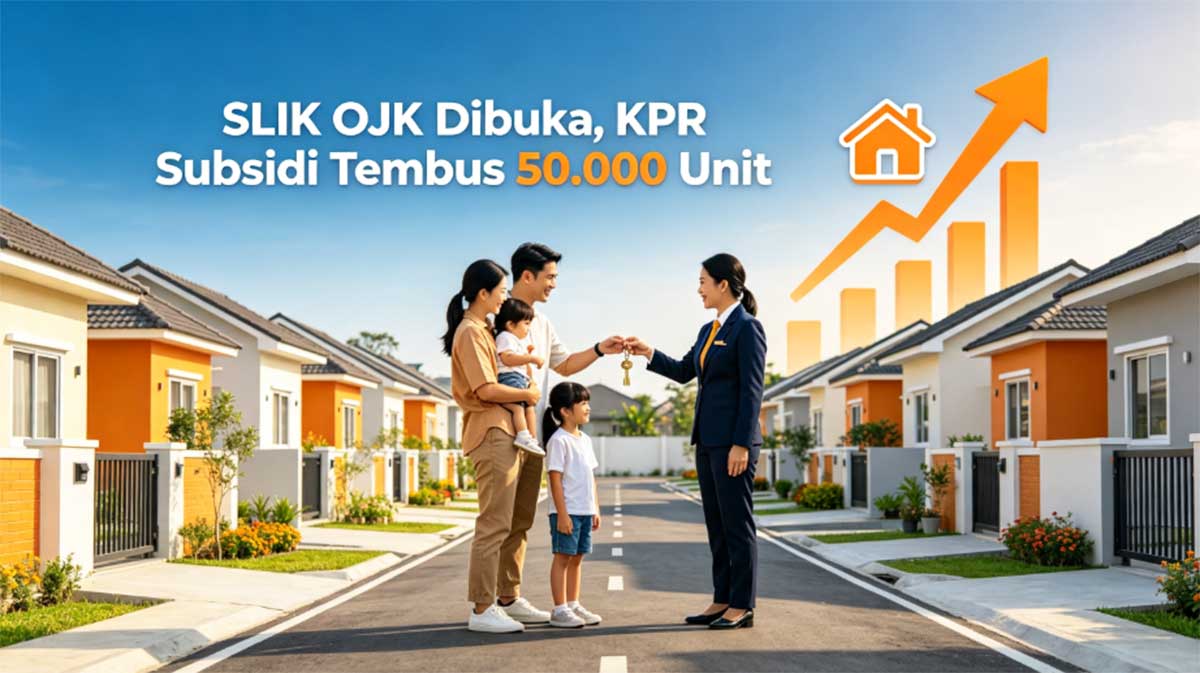Ilustrasi program perumahan bersubsidi, pembukaan akses SLIK OJK memperlancar penyaluran KPR subsidi hingga 50.000 unit