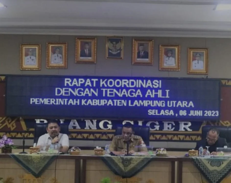 Asisten III Bidang Administrasi Umum Pimpin Rakor Perdana Bersama Tujuh Tenaga Ahli Bupati