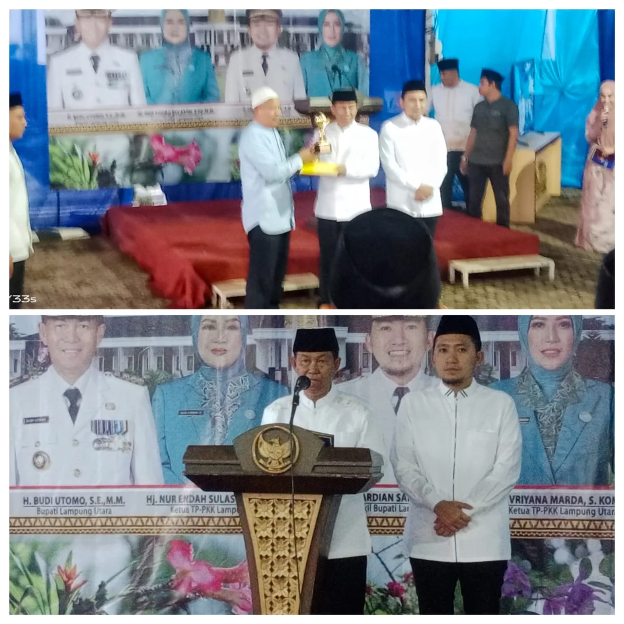 Pelepasan Purna Tugas Bupati dan Wakil Bupati Lampung Utara Masa Jabatan 2019-2024