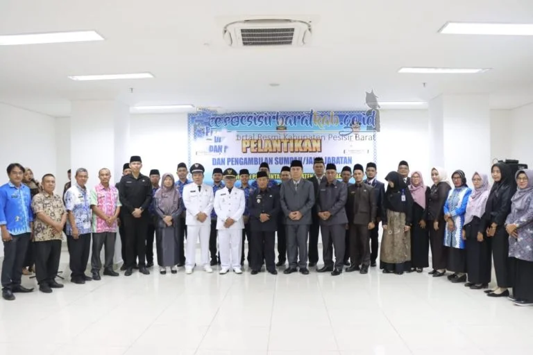 Wabup A. Zulqoini Syarif, Lantik Pejabat Tinggi Pratama Administrasi dan Kepala UPTD Puskemas