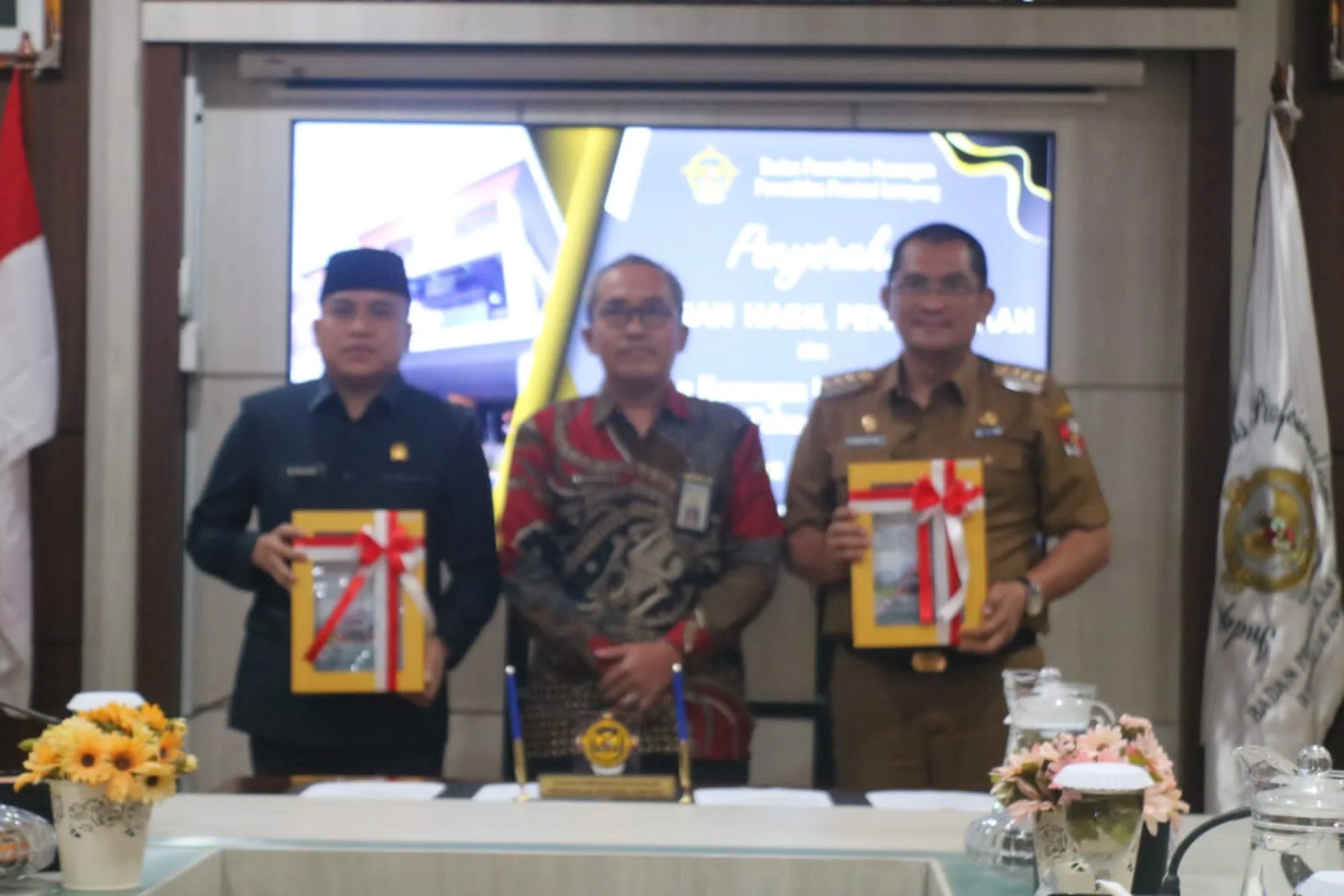 Pemkab lampura Mendapat Penghargaan WTP dari BPK RI