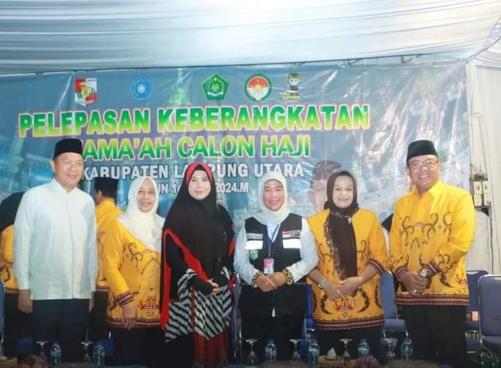 Pemkab Lampung Utara Berangkatkan Gelombang kedua Jamaah Haji