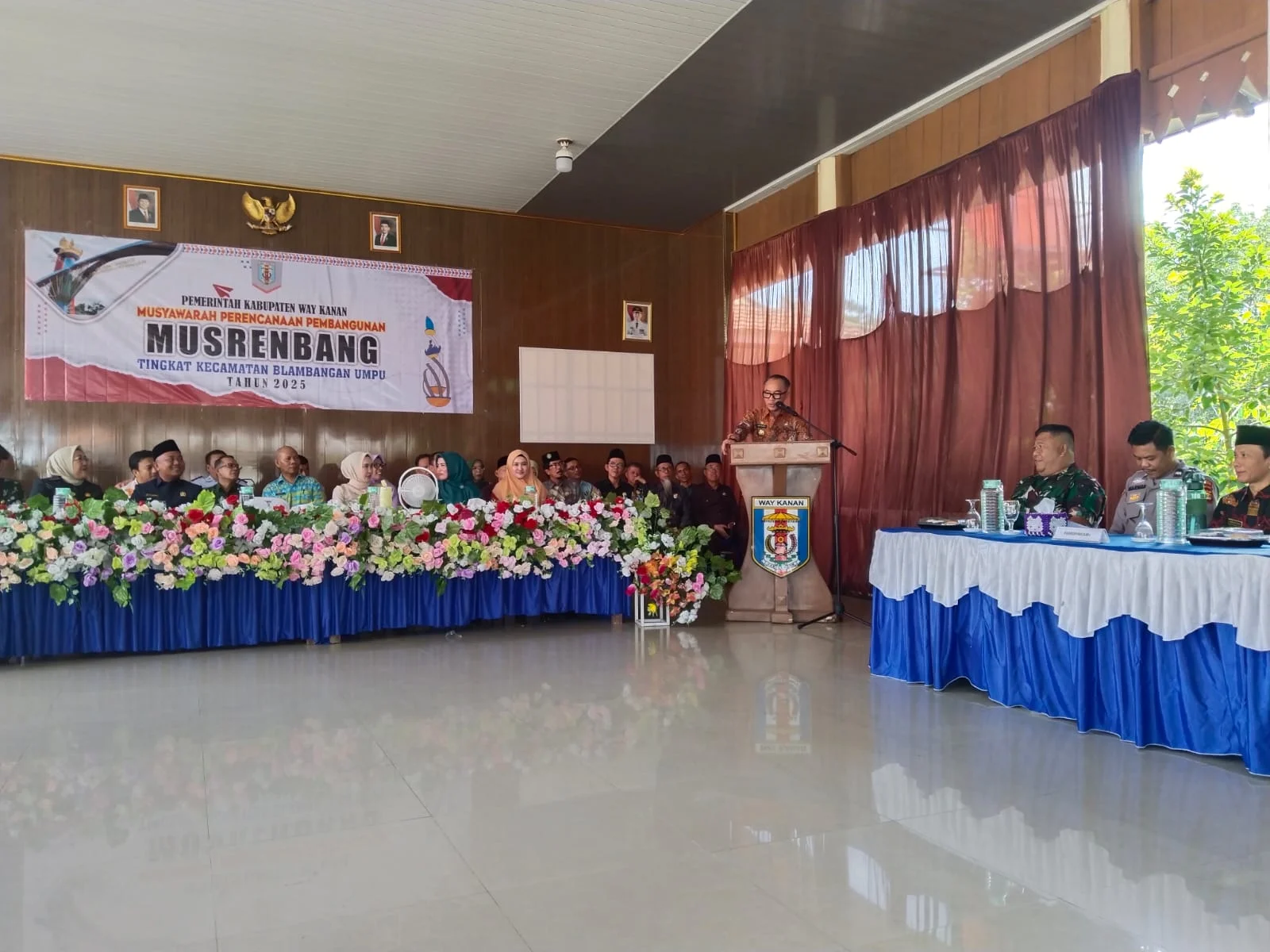 Bupati Way Kanan Buka Musrembang Kecamatan Blambangan Umpu